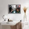 Gerahmtes Poster - Schwarzer Rahmen - Boot Brücke Tourismus Produktbild-Vorschau 6