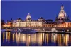 ARTland Leinwandbild Abend an der Elbe in Dresden Größe: Produktbild-Vorschau 1