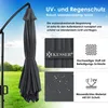 KESSER® Alu Ampelschirm Sonnenschirm + Abdeckung Ø300 cm / Produktbild-Vorschau 6