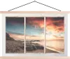 MuchoWow® Textilposter Aussicht - Strand - Meer 60x40 cm Produktbild-Vorschau 1