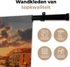 MuchoWow® Wandteppich Wandbehang Italien - Gondel - Canal Produktbild-Vorschau 3