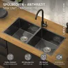 Zlewozmywak dwukomorowy ML-Design z zestawem Podgląd zdjęcia produktu 2