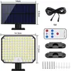 2x 118 LED Solarstrahler mit Bewegungsmelder Fernbedienung Produktbild-Vorschau 2