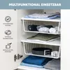 eluno Schrankkörbe 2er Set inklusive Einlegeböden und Produktbild-Vorschau 4