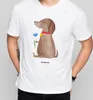 Mr. & Mrs. Panda Größe XL T-Shirt Hund Blume - Weiß - Produktbild-Vorschau 4