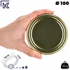 KADAX 10x Zakrętki Do Słoików fi 100 Wieczka Nakrętki Na Podgląd zdjęcia produktu 3