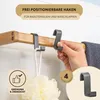 eluno Étagère suspendue de porte en métal et bambou, Voir les images du produit 4