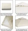 Aopunly Ersatzdach Pavillon 3x3m Beige, Pavillondach mit Produktbild-Vorschau 4