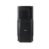 A black computer tower case is shown against a white background. Podgląd zdjęcia produktu