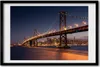 Bild 60x40 MDF-Rahmen, Wandkunst Brücke in San Francisco Produktbild-Vorschau 1