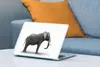 MuchoWow® Laptop Aufkleber Sticker Cover Elefant auf weißem Produktbild-Vorschau 4