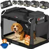 CADOCA® Cage de transport L Anthracite pour animaux chien Voir les images du produit 1