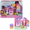 Gabby's Dollhouse Pillow Cat's Sweet Dreams Bedroom playset packaging and the opened playset. Náhľad obrázku produktu