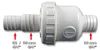 Rückschlagventil d 38 mm Schlauch, PVC Produktbild-Vorschau 2