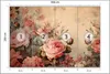 Muralo Vlies Fototapete BLUMEN Blätter Pflanzen Natur Retro Produktbild-Vorschau 2