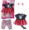 BABY born Completo da gatto con gonna in tulle, pantaloni e Anteprima dell’immagine prodotto 2