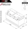 Langzeit Solarbatterie 120AH 12V Wohnmobilbatterie Produktbild-Vorschau 4