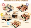 COSTWAY kuchnia błotna z grillem dla dzieci na zewnątrz, Podgląd zdjęcia produktu 5