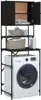 Vidaxx Waschmaschinenschrank 68x48,5x194 cm schwarz Produktbild-Vorschau 6