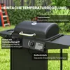 Plynový gril Outsunny 7 KW s grilovacím vozíkem včetně 3 Náhled obrázku produktu 5