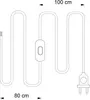 Creative-Cables Cablaggio per lampada con cavo effetto seta Anteprima dell’immagine prodotto 3