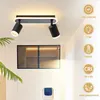 ZMH lampa sufitowa LED reflektor sufitowy 2 płomienna lampa Podgląd zdjęcia produktu 2