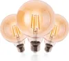 LUMILED 3 sztuki Żarówka LED E27 G95 4W Zastępuje 40W 470lm Podgląd zdjęcia produktu 1