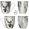 sada 6 hrnků na kávu Alois 350ml porcelánové šálky 6 osob Náhled obrázku produktu 3