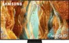 A Samsung Neo QLED TV displaying a colorful abstract image. Voir les images du produit