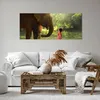 Bild auf Leinwand - Leinwandbild - Elefant Tier - 120x50cm Produktbild-Vorschau 6