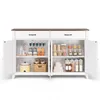 BEALIFE Credenza con cassetti | Grigio retrò, 140x40x90 cm Anteprima dell’immagine prodotto 4