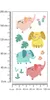 Muralo Wandsticker Farbige Elefanten 100 x 200 cm Produktbild-Vorschau 2