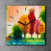 Coloray Uhr auf Leinwand 30x30 cm Wand Uhr Dekoration Produktbild-Vorschau 2