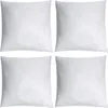 Kissenfüllungen - 50 x 50 cm - Weiß - Faserbällchen - 4er Produktbild-Vorschau 1