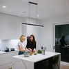 LZQ LED závěsné svítidlo 100 cm, 36W studená bílá, moderní Náhled obrázku produktu 9