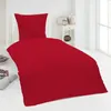 Uni Bettwäsche 135x200 cm rot Einfarbig Renforce Baumwolle Produktbild-Vorschau 2