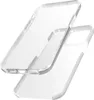 Two transparent phone cases are shown from a diagonal angle against a white background. Produktbild-Vorschau