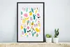 MuchoWow® Gerahmtes Poster Sommer - Symbole - Weiß 40x60 cm Produktbild-Vorschau 4