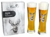 Verre à bière blanche Alois Set de 2 verres avec motif de Voir les images du produit 1