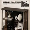 BROTTAR Große runde Vitrine mit 3-farbiger LED-Beleuchtung, Produktbild-Vorschau 5
