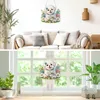 Diamantmalerei Hängendes Ornament Kit Welpe Blumen 5D Produktbild-Vorschau 7
