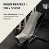 YUMUVE Fitnesshandtuch 125x50 cm | Geräteüberzug | Hellgrau Produktbild-Vorschau 5