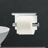 Intirilife Toilettenpapierhalter mit Ablage in SILBER – Produktbild-Vorschau 4