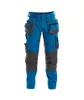 DASSY Stretch Arbeitshose FLUX Gr. 53 azurblau/grau  Produktbild-Vorschau 1