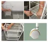 Verk 27239 Regál na kolieskach, 3 police biely Náhľad obrázku produktu 2