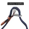Flechtgürtel Navy, Uni Elastischer Stoffgürtel, geflochten, Produktbild-Vorschau 8