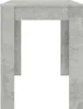 vidaXL Jídelní stůl Concrete Grey 120x60x76 cm Dřevěný Náhled obrázku produktu 5