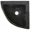 vidaXL Umywalka szara (38-45) x (38-45) x 12 cm kamień Podgląd zdjęcia produktu 4