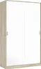 Esidra Kleiderschrank 2 Türen Waterbury 120x200 cm Braun Produktbild-Vorschau 1