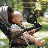 Tragbarer Kinderwagen Ventilator 5200mAh 40 H,Stroller Fan Produktbild-Vorschau 2